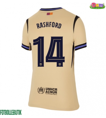 Barcelona Marcus Rashford #14 Bortatröja Kvinnor 2025-26 Kortärmad